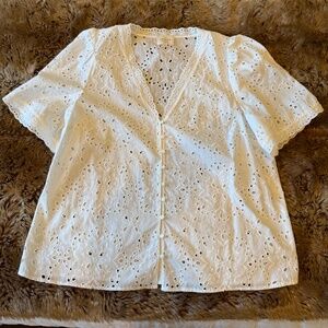 Sezane Inaya Shirt Écru. - Size 44